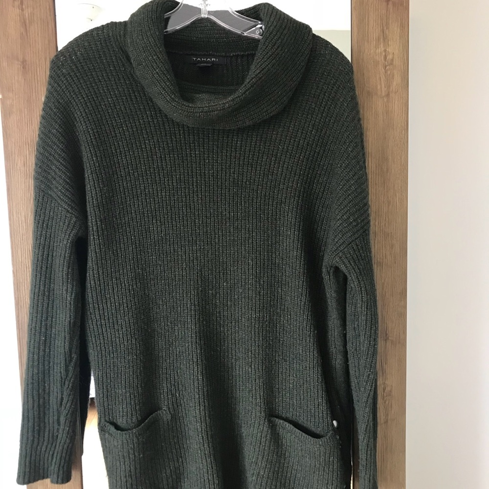 TAHARI cowl neck sweater